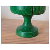 Vintage 10' Mid-Century Modern Wooden Bird theme Napkin Holder by Paavo Asikainen of Finland (signed on bottom)