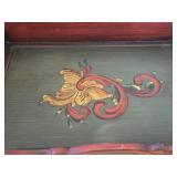 Wooden Serving Tray by Bebe® (Norway) / Norwegian Rosemaling style / 16' x 12' x 2 1/2'