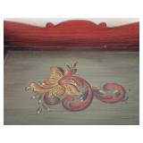 Wooden Serving Tray by Bebe® (Norway) / Norwegian Rosemaling style / 16' x 12' x 2 1/2'