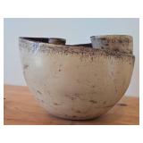 The Alcatraz Bowl by Hector Montero - Hand-Formed Ceramic Sculpture Bowl (Made In Mexico)