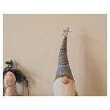 Enchanted Forest 15' Pastel Tabletop Gnome (Metal) + 22' Handmade Decorative Fairy Doll / Ballerina (Cloth)