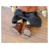 10' Handcrafted Authentic Collectible Doll #9 Karin Pedersen by Doll Maker Marcia Almquist (orig tag for authenticity)