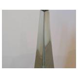Vintage Japanese Cut Crystal Art Glass Pyramid Obelisk Sculpture