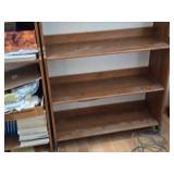 Wooden Tiered Bookcase with Open Back 6-shelf 36' wide x 12 1/2' deep x 78' tall
