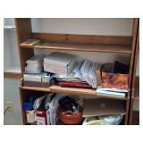 Wooden Tiered Bookcase with Open Back 6-shelf 36' wide x 12 1/2' deep x 78' tall