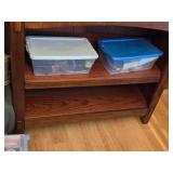 Wooden Bookcase 2-shelf (Vietnam) 34' wide x 12' deep x 30' tall