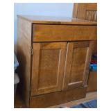 Wood Cabinet 2-door/1-drawer/2-shelf 24' wide x 17' deep x 30' tall