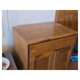 Wood Cabinet 2-door/1-drawer/2-shelf 24' wide x 17' deep x 30' tall