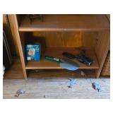 Wood Bookshelf 3-shelf 22' wide x 9' deep x 36 1/2' tall