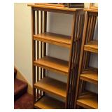 Solid Wood Bookcase 4-shelf / Mission style / 23' wide x 14' deep x 60' tall