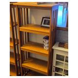 Solid Wood Bookcase 4-shelf / Mission style / 23' wide x 14' deep x 60' tall