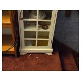 Cabinet with Glass-Paned Door 4-shelf 16' wide x 10' deep x 36' tall