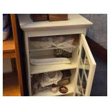 Cabinet with Glass-Paned Door 4-shelf 16' wide x 10' deep x 36' tall