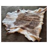Deer theme Sheepskin Area Rug 54' x 54'