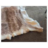 Deer theme Sheepskin Area Rug 54' x 54'