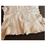 Deer theme Sheepskin Area Rug 54' x 54'