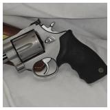 Taurus M44 Stainless, Ported, Vent Rib 44 Mag, 6', Like New, Leather Holster