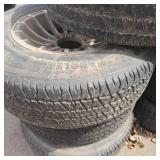 Aluminum Hurricane 6 Bolt Chevy Rim and Tires 15'(4)