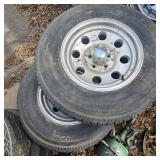Eagle Alloy 15' Rims and Tires, 3/4' Tread