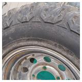 Chrome Ford Wide 5 Rims and Cooper Discovery Tires 15'