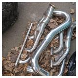 Chevy Small Block Headers, Machined Stainless w/Crossover Pipe