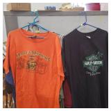 2-2XL Harley Davidson T-Shirts, Like New