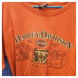 2-2XL Harley Davidson T-Shirts, Like New