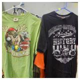 2-XL Harley Davidson T-Shirts, Like New