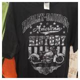 2-XL Harley Davidson T-Shirts, Like New