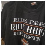 3-2XL Harley Davidson T-Shirts, Like New