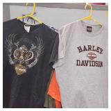 2-L Harley Davidson T-Shirts, Like New