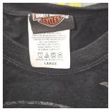 2-L Harley Davidson T-Shirts, Like New