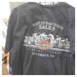 2-L Harley Davidson T-Shirts, Like New