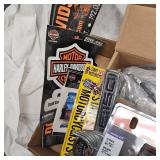 As New, Harley Davidson Factory Handle Grips, Mirrors, Stickers