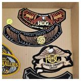 As New Harley Davidson Hog Club Rockers  'Patches'