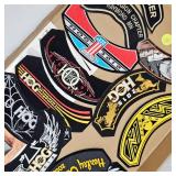 As New Harley Davidson Hog Club Rockers  'Patches'