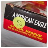 2-Boxes American Eagle 44 Mag, 1 Full, 1-28 rounds