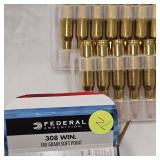 2-Boxes Fed 308, 180grSP, 37 Rounds