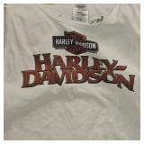 2-L Harley Davidson T-Shirts, Like New