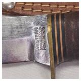 Western Knife Leather Handle and Sheath, As New 'old'