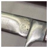 Olson-USA-704 Brown Leather Sheath Knife