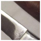 Olson-USA-704 Brown Leather Sheath Knife