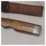 Olson-USA-704 Brown Leather Sheath Knife