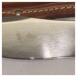 Western USA Classic Knife w/Leather Sheath