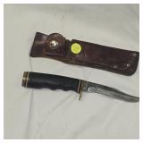 Schrade 491 w/Leather Sheath