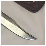 Schrade 491 w/Leather Sheath