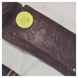 Schrade 491 w/Leather Sheath