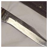 Schrade 491 w/Leather Sheath