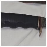 Schrade 491 w/Leather Sheath