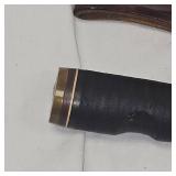 Schrade 491 w/Leather Sheath